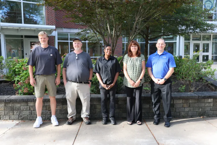 Administrative employees receive service awards